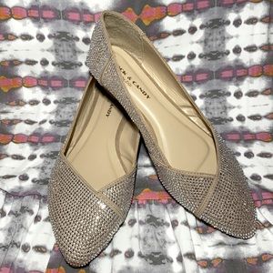 NWOT ROCK & CANDY sz 7.5  cream base w/ dazzle!